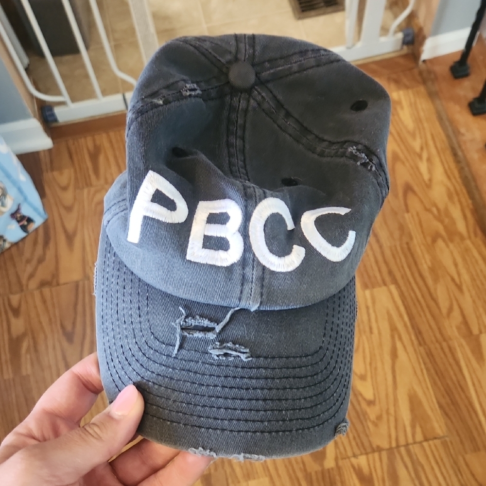 PBCC Distressed Black Cap